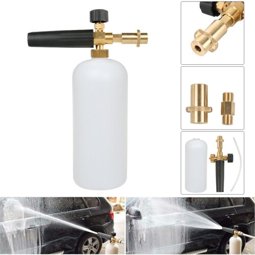 Car Washer High Pressure Gun Foam Wash 1000 PSI High Pressure Snow Foam Lance Foam Cannon Foam Blaster Watering Can Car Wash