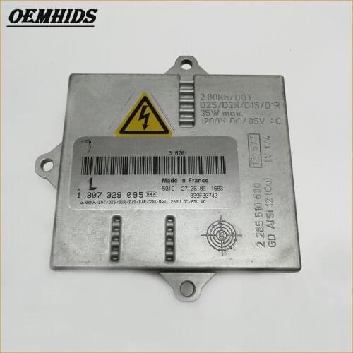 1307329095 6224F5 D2S D2R Original Used Xenon Ballast For 2006-2010 407 SW 2.7 HDI OEM HID Headlight Control Unit Module