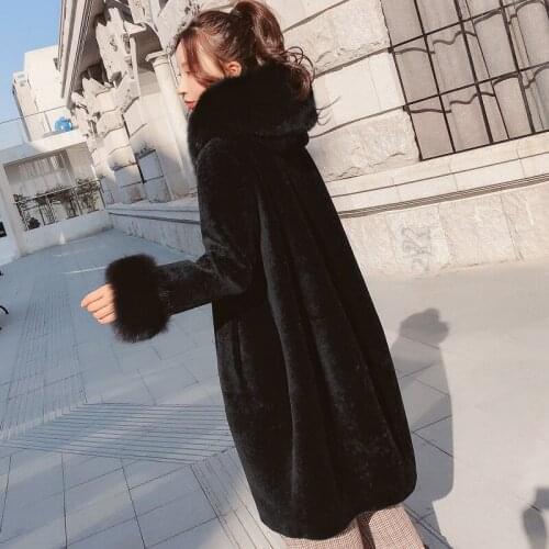 Real Fur Coat Women Sheep Shearing Winter Coat Women Oversize Casual Womens Clothing Abrigos Mujer Invierno 2020 1787 YY608