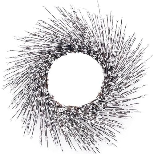 Christmas Wreath Garland Artificial Flower New Home Craft Garden Ornament Berries 50cm Window Fashion White Door Hanging