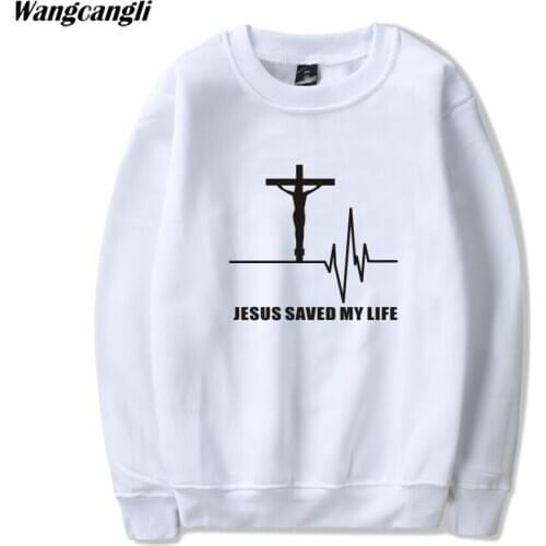 Jesus Christian sweatshirt men/women Jesus Saved My Life hoodies tracksuit autumn winter Jesus Cross Jacket coat plus size 4XL