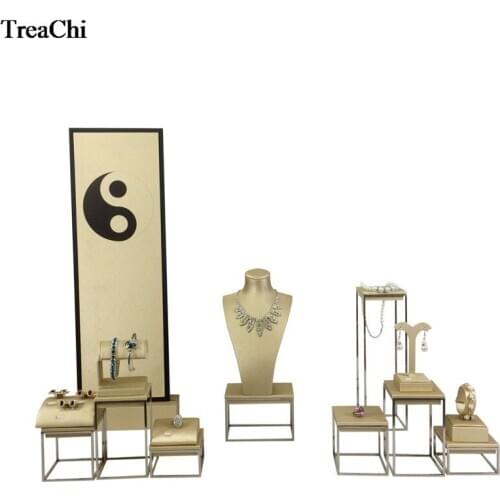 Tai Chi Design Jewelry Display Rack Stand Stainless Steel Jewelry Earring Display Necklace Showcase Jewelry Display Rack Holder
