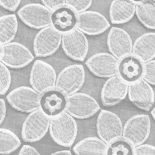 POp107-57 textile cotton embroidery cotton fabric embroidery computer processing fine embroidered clothing wholesale tulle yarn