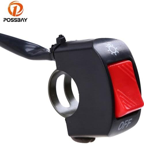 Universal Dirt Pit Bike Kill Button Switch Headlight Fog Spot Light On Off Switch For Honda Yamaha Suzuki Kawasaki MTB Handlebar