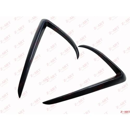 Z-ART carbon fiber front flap for Tesla model 3 carbon fiber front bumper splitter for Tesla Model 3 front bumper wind splitter