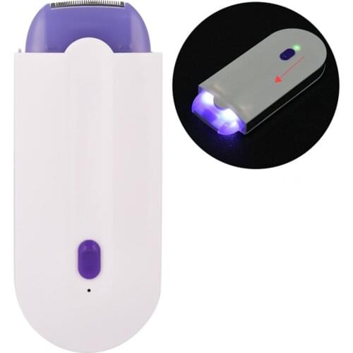 Women Painless Laser Epilator Lady Shaver Sense-Light Instant Hair Remover Rechargeable Armpit Leg Bikini Hair Depilation Device