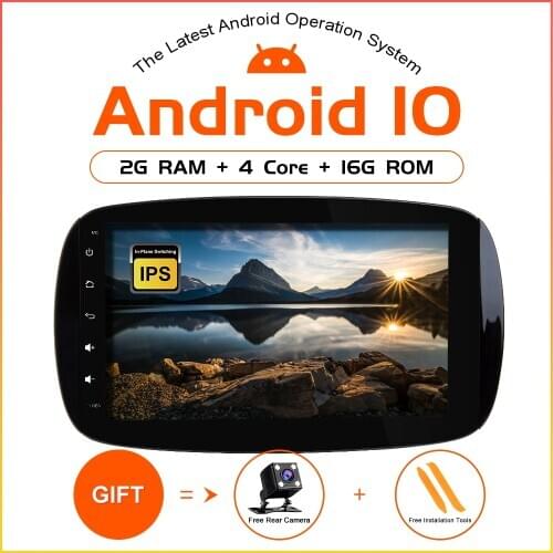 ZLTOOPAI Android 10.0 AutoRadio For Mercedes Benz SMART 2016-2018 Car GPS Navigation Multimedia Player WIFI Bluetooth Car Player