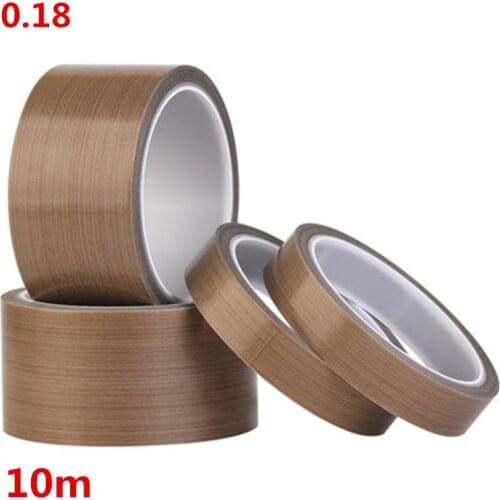 1PC Resistant High Temperature Adhesive Cloth Insulation 300 Degree Vacuum Sealing Machine Tape 10 meter*0.18mm