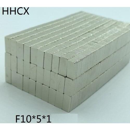 100PCS/LOT Block magnet 10x5x1 N35 Magnet 10*5*1 Magnets 10 x 5 x 1 for moto