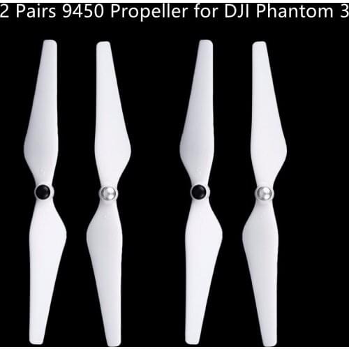 2 Pairs Quick Release 9450 Propeller Props for DJI Phantom 3 Phantom 2 3A 3P 3S Camera Drone Blades Self-locking Parts