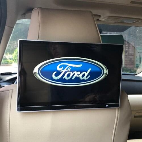 2PCS 12.5 Inch 1920X1080 4K HD Car TV 12V Srceen Head Rrest Monitor For Ford Auto Android 9.0 Rear Seat Entertainment System