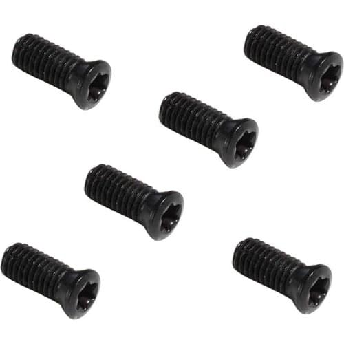 2pcs M4 Steel Torx T&TX flat head sleeve screw bolt CNC blade blades plums screws bolts 8mm-12mm length