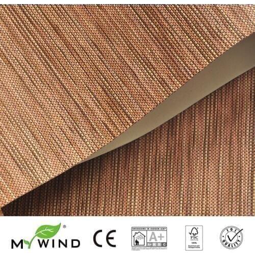3D Paper Weave Design Wallpaper In Roll Luxury Natural Material wandbekleding 2019 MY WIND Bright Retro Grasscloth Wallpapers