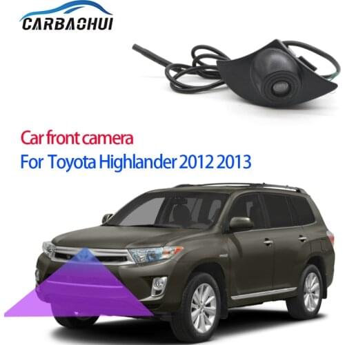 CCD HD front Camera For Toyota Highlander 2012 2013 Fisheye lens waterproof and anti-shake night vision