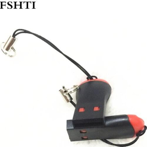 DHL free shipping 1000pcs/lot ,whistle USB 2.0 T-flash memory card reader/ TFcard /micro SD card reader