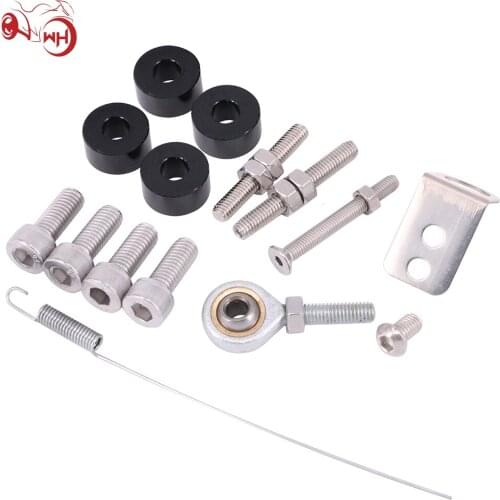 For KAWASAKI NINJA300 NINJA 300 NINJA300R 2013-2017 Motorcycle Aluminum CNC Adjustable Footpegs Foot Pegs Pedals Rest Rearset