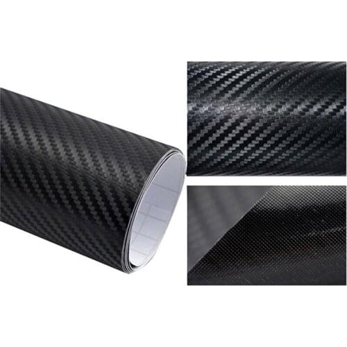 Optional Color 4"x50" 10x127cm 3D Brand New High Quality Waterproof Texture CARBON Fiber Wrap Vinyl Decal Car Auto Sticker Sheet