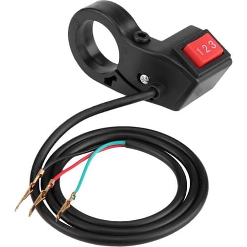 1pc 22mm 7/8in Electric 3 Speed Module Handlebar Switch Shift for Motorcycle Scooter Motorcycle Switch