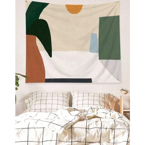 Tapestry Nordic Background Cloth Ins Wind Hanging Dormitory Renovation Bedroom Layout Hogar Bedside Wall Room Decoration