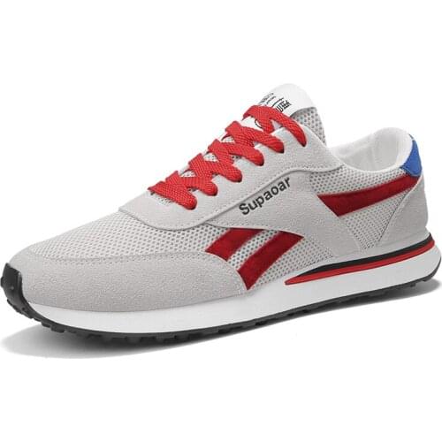 New style mens shoes fashion trend breathable sports mesh casual color matching personalized sneakers mens shoes