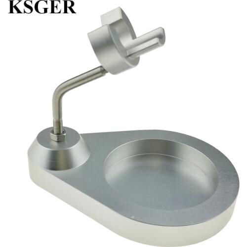 KSGER Aluminum Soldering Station DIY T12 Iron OLED Station Holder FX9501 Handle Welding Machine Tips STC STM32 Alloy Sting Tools