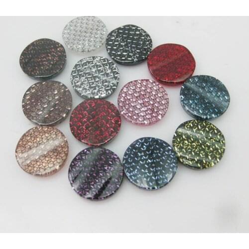 NBNOVS 50Pcs 18MM Round Shape Back Hole Sewing Type High Quality Garment Buttons Multicolors