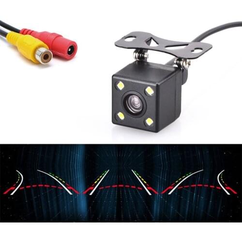New Car Rear View Camera Universal Smart Dynamic Trajectory Reverse Camera DC 12V 150 Wide Angle HD Waterproof Night Vision