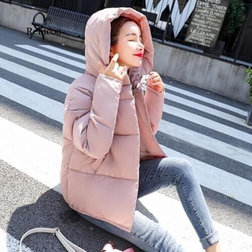 Winter New Cotton Clothing Women KoreanVersion of the Warm Jacket Slim Thickening Hooded Womens Cotton Coat