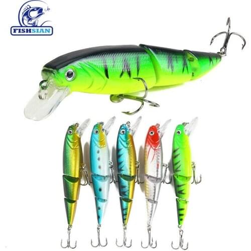 Swimbait Fishing Lure The Three Section Bait Weights 15.3g /11cm Articulos De Pesca Isca Artificial Minnow Swim Bait Trout Lure