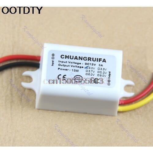 Converter 12V Step Down To 3V 3A 15W Power Supply Module DC/DC New