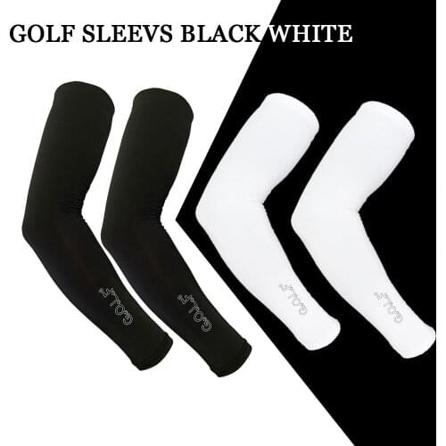 Golf Game Arm Sleeves Bicycle Sleeves UV Protection Running Cycling Sleeves Sunscreen Arm cool ice silk Arm Cover Cuff