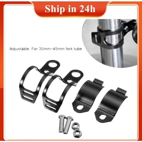 Universal Motorcycle Turn Signals Light Holder Metal Relocation Fork Clamps Mount Lamp Mount Bracket For Motorbike Front Fork