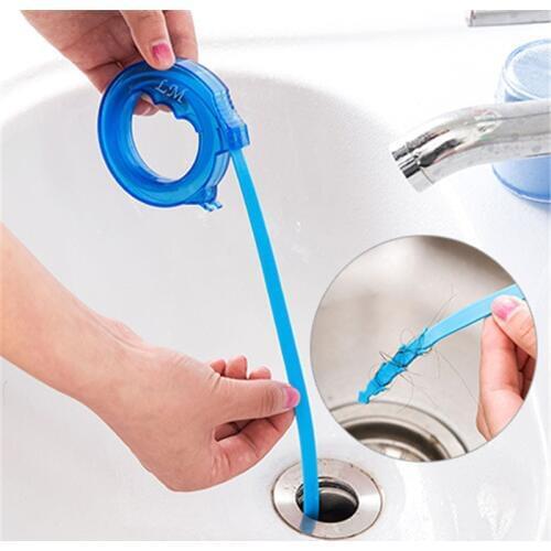 Bathroom Hair Sewer Dredge Device Filter Drain Cleaners Kitchen Sink Drain Toilet Clear Blockades Sewer Prevent Sink Clean Hooks