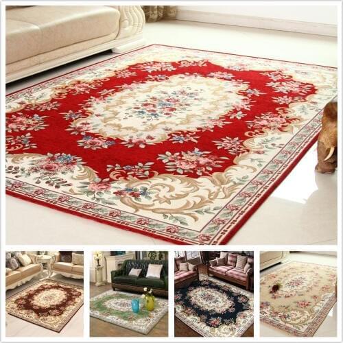 Top Grade Jacquard Living Room Parlor Carpet Corridor Large Size Bath Mats Kitchen Adult Rugs Bedroom Carpet Home Hotel Decorate
