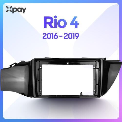 XPAY 9-inch 2din car radio dashboard For KIA RIO 4 2016-2019 stereo panel for mounting car panel dual Din CD DVD frame