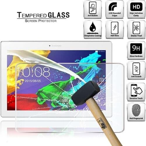 Tablet Tempered Glass Screen Protector Cover for Lenovo Tab 2 A10-70 10.1 Inch Tablet Computer Explosion-Proof Screen Film