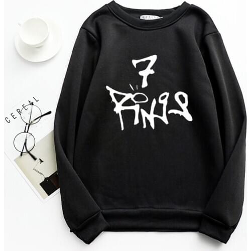 Womens Fashion Hoodies Pullover Sweatshirt Sport Top For Girl Same Style European American Stars 7 Rings Plus Velvet Riverdale