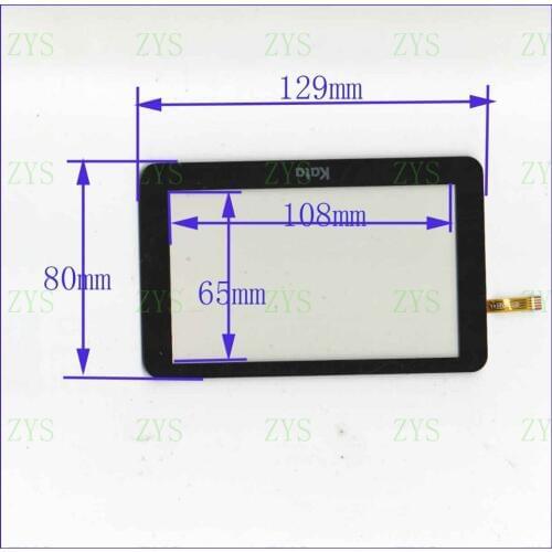 ZhiYuSun 129mm*80mm 5inch Touch Screen glass resistive TOUCH SCREEN for KAKA
