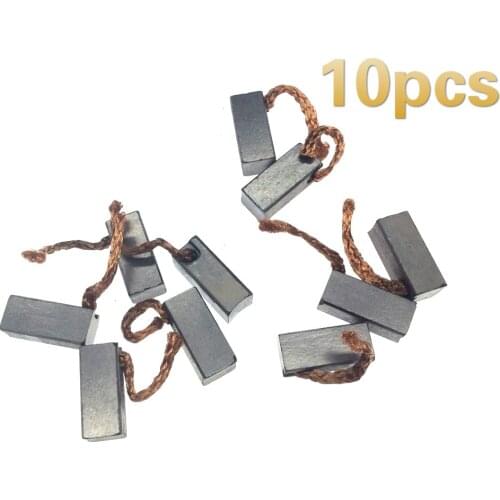 10pcs High Quality 8x8x19mm 6x6x13.5mm 8x9x20mm 7x7x12.5mm Auto Heater Blower Carbon Brush car Heater Blower Fan Air-blower