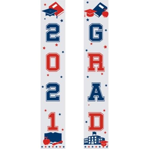 2021 Graduation Ceremony Banner Indoor Outdoor Ceremony Supplies For Home Decor