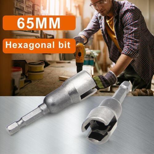 65mm Hex Shank Wrench Drive Power Drill Socket Drill Adapter Socket Extension Bit Adaptor Set 1/4 Screwdriver Tools