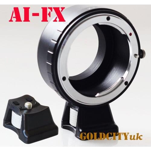 AI-fx lens adapter with Tripod for Nikon AI S D Lens to Fujifilm fuji FX X-E2/X-E3/X-Pro2 X-A3/X-A5/X-T3 xt100 x100f xt20 camera