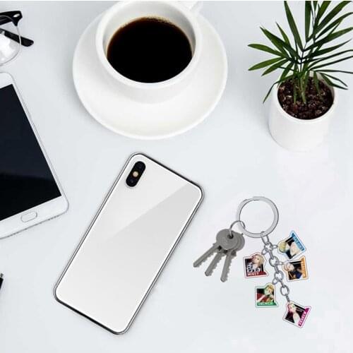 Tokyo Revengers Anime Cosplay Keychain Manjiro Ken Takemichi Hinata Atsushi Chibi Kawaii Bag Pendant Fans