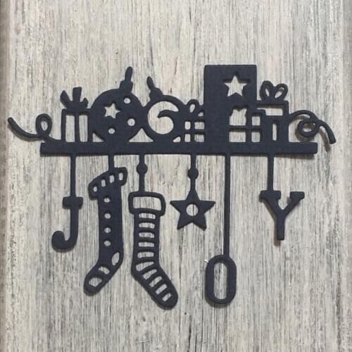 ArtScrap Christmas shelf For Metal Cutting Stencils For DIY Scrapbooking Craft Embossing Die Cuts | Art: 352