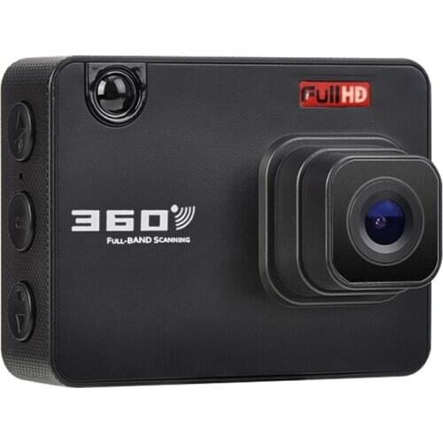 RDVR 2 in 1 Car Dash Cam With Anti Radar Detector HD DVR camera English Russian Auto Vehicle Speed Voice Alert Alarm CT Strelka