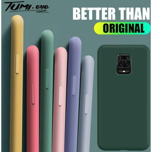 Original Liquid Silicone Case For Xiaomi Redmi Note 9S Soft Candy Protective Cases For Redmi Note 9 Pro Max 8T 8 K30 Pro Cover