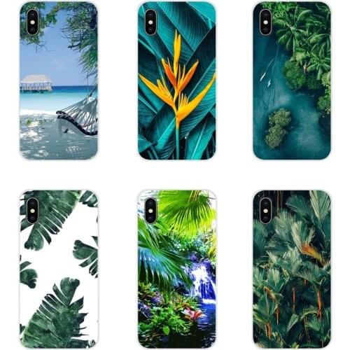 Tropical rain forest flower TPU Transparent Shell Case For Samsung Galaxy J1 J2 J3 J4 J5 J6 J7 J8 Plus 2018 Prime 2015 2016 2017