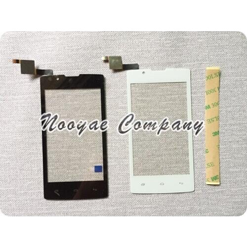 Black/White Touchpad For Fly FS401 Stratus 1 FS 401 Touch Screen Digitizer Sensor Panel Replacement + tracking