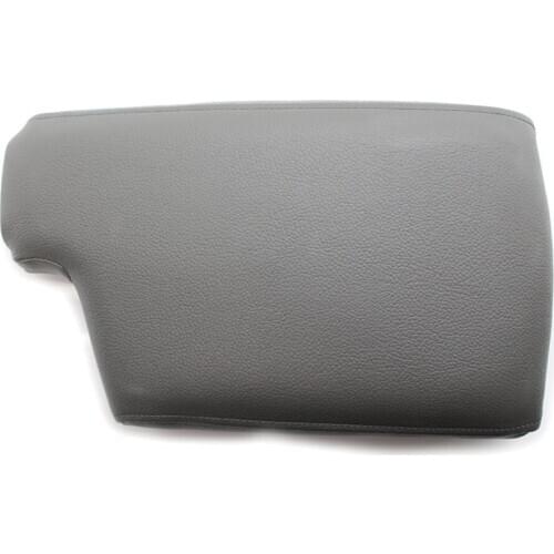 For 2005-12 BMW E90 Grey PU Leather Center Console Lid Armrest Cover 51169134486