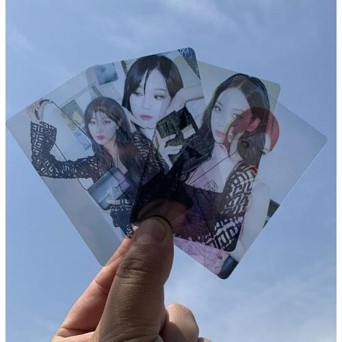 KPOP Aespa Film Card Transparent Card Collection Small Card PVC Card LOMO Card Postcard Next Level